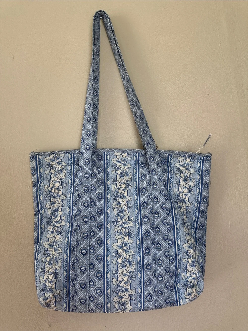 Longaberger quilted blue